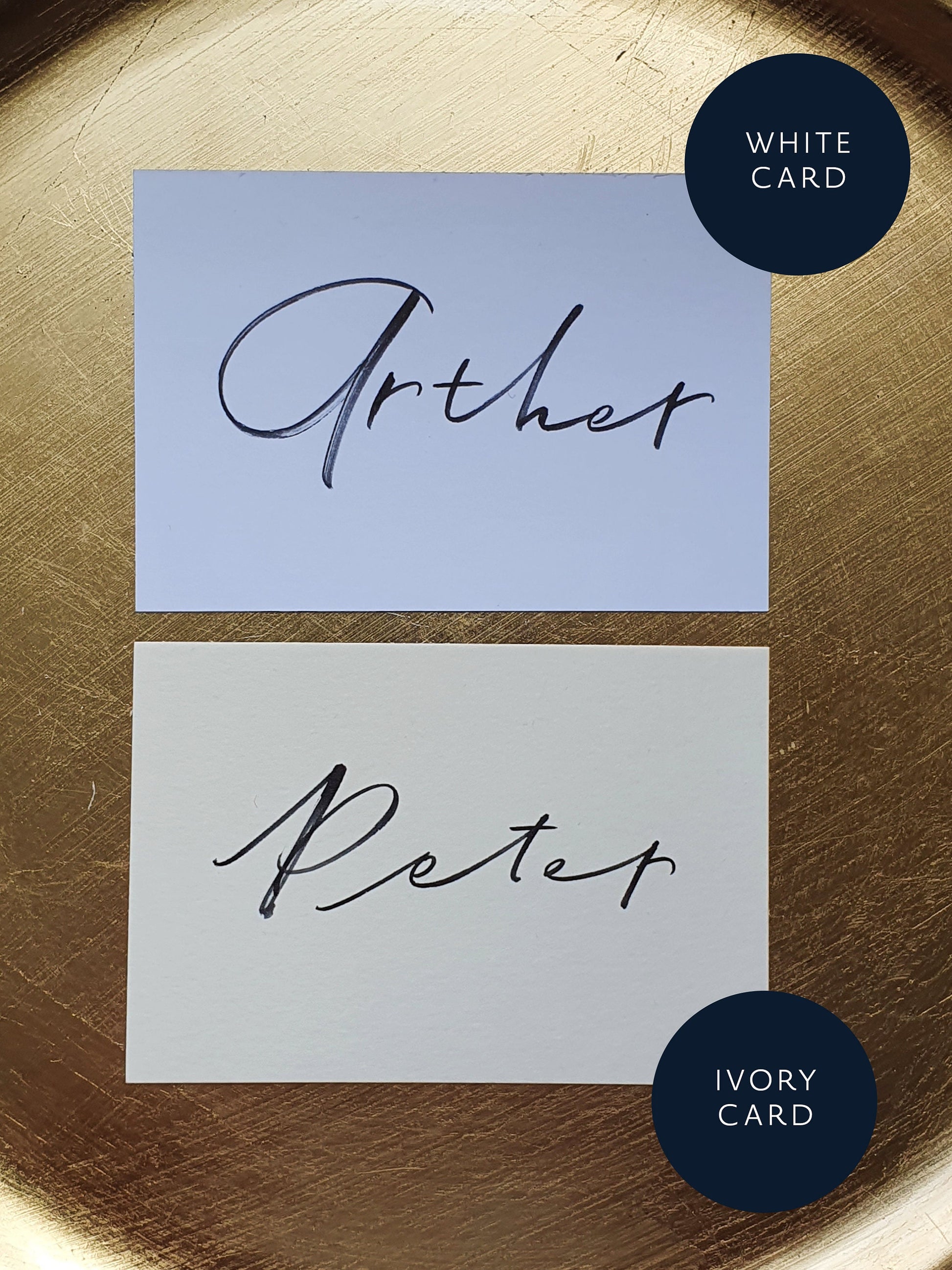 Personalised place cards - Wedding placecards - Calligraphy Placement cards - Name cards - Escort cards - Handwritten place settings