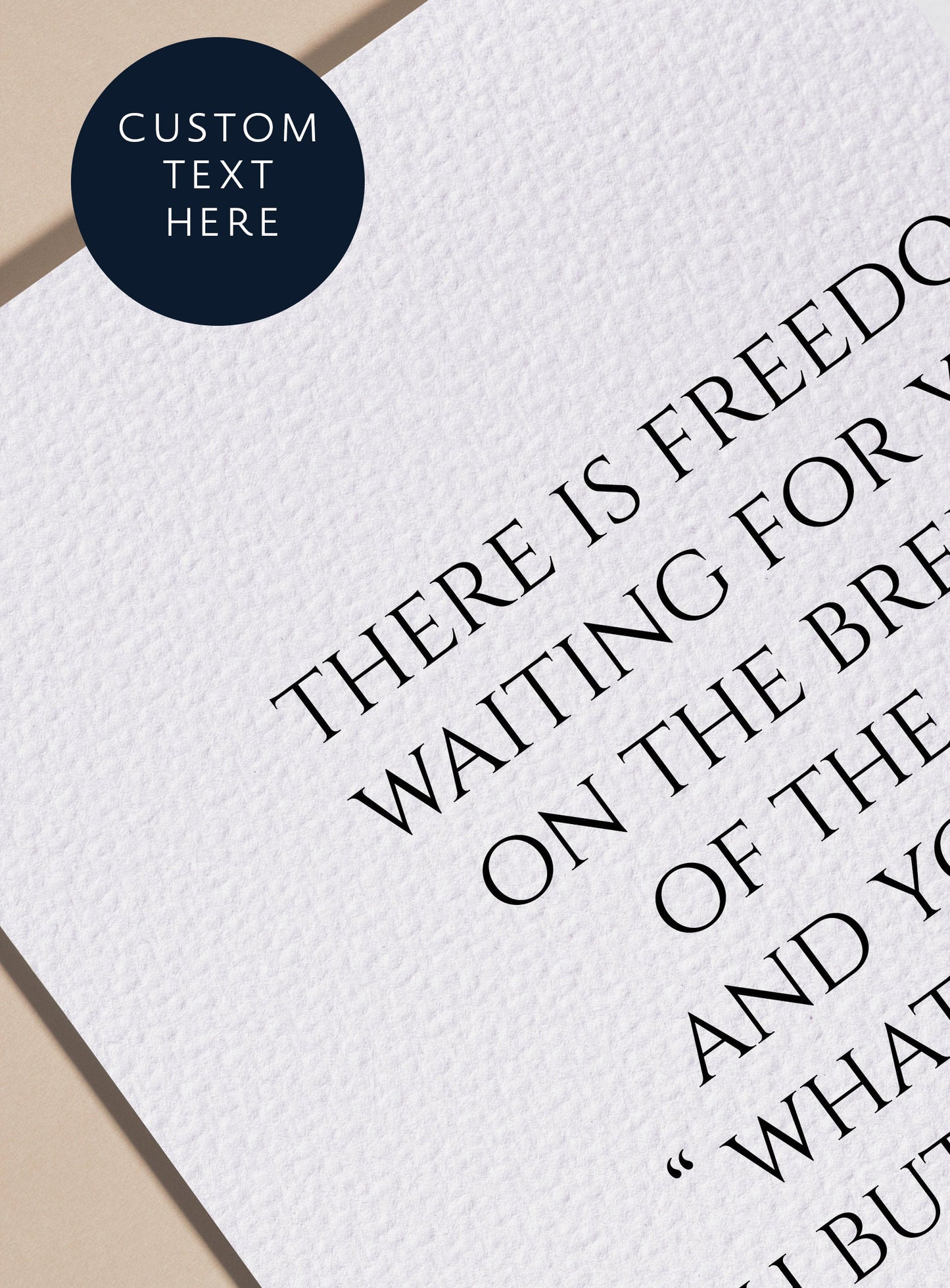 Custom quote print, book quote prints, quote wall art, book lover gifts, famous quotes, custom framed quotes, custom signs