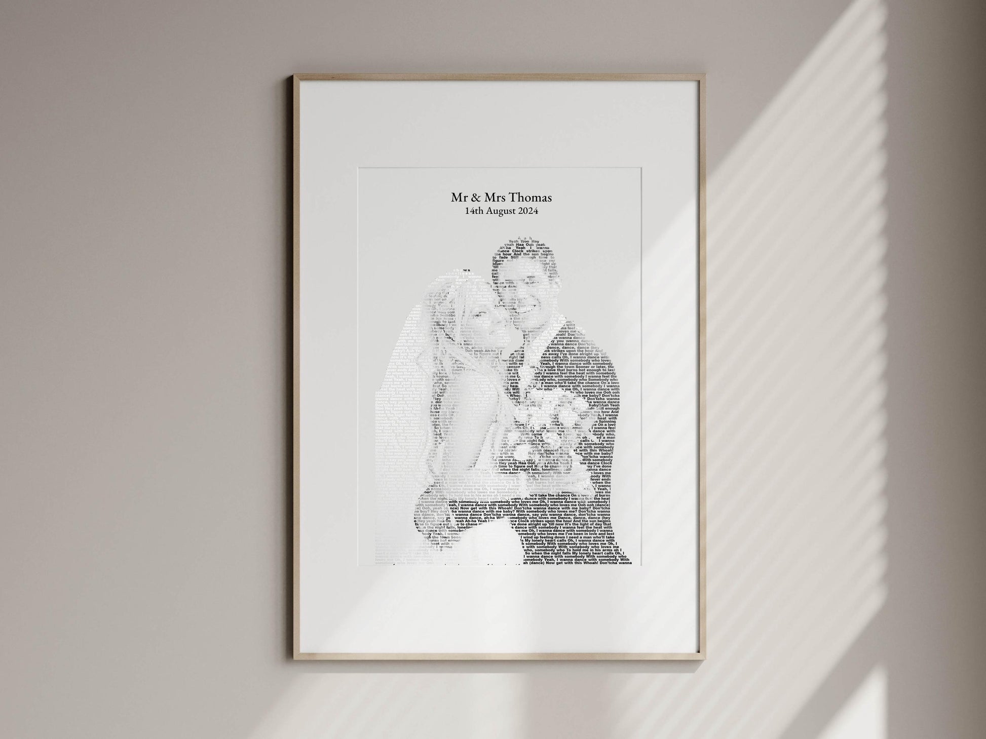 wedding couple favourite photo custom print
