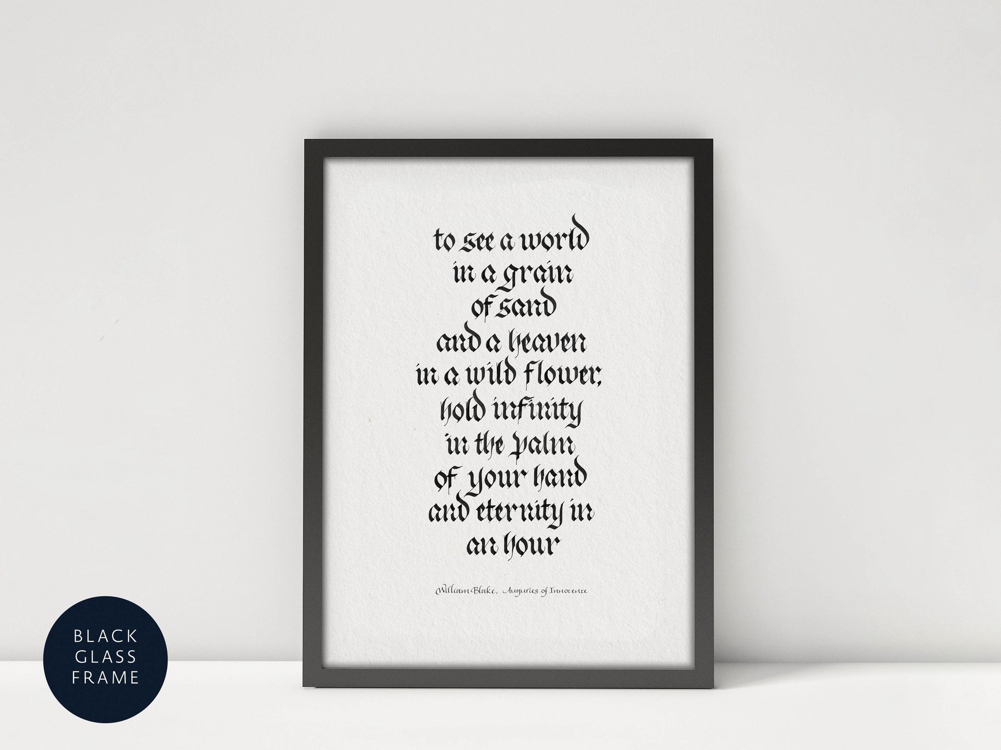 a framed quote in black text against a white background.