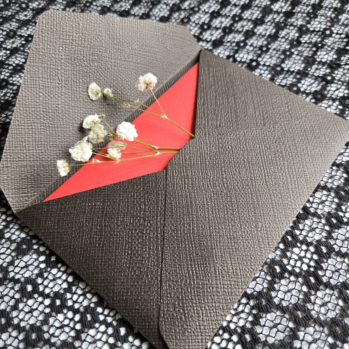 Personalised Love Letter with Red Wax Seal, Pressed Flowers, Romantic Gift