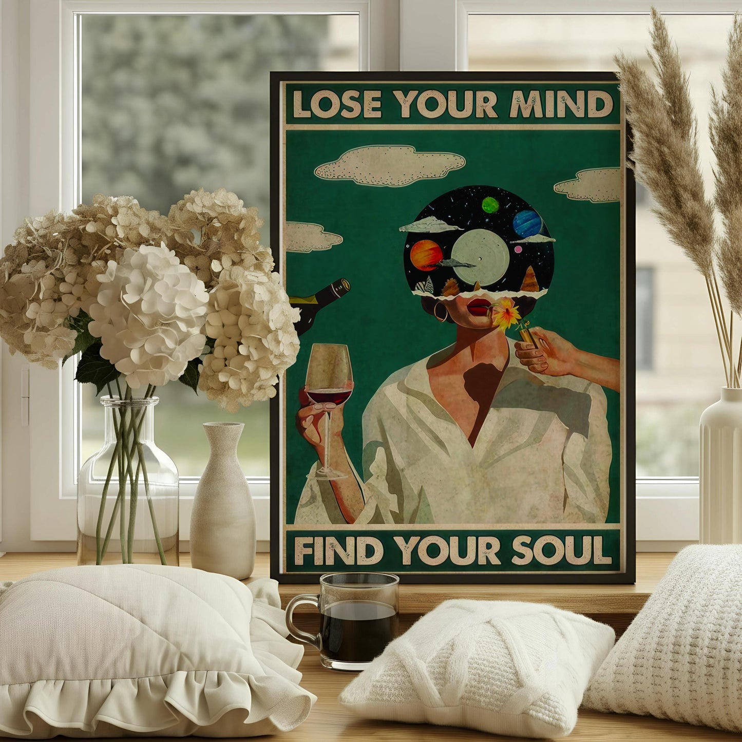 Lose Your Mind Find Your Soul Vintage Poster, Retro Music Cover - Thoughtful Gift For Free Spirits