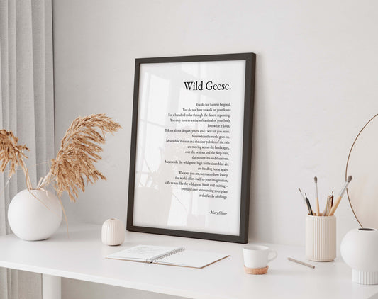 Finding Yourself in Wild Geese by Mary Oliver