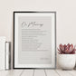 On Marriage Print, Anniversary Gift, Wedding Gift, Marriage Gift Poem, Framed Calligraphy & Typography by Kahlil Gibran