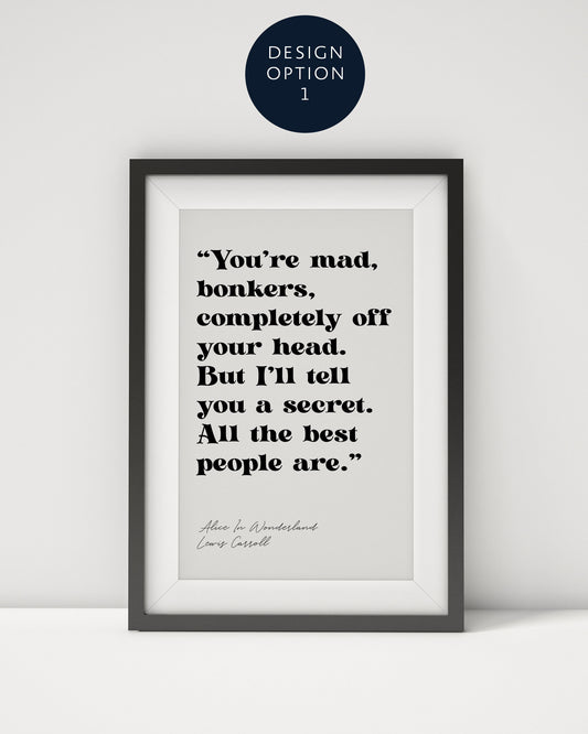 Custom quote print, book quote prints, quote wall art, book lover gifts, famous quotes, custom framed quotes, custom signs