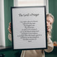 The Our Father You Art In Heaven, The Lord's Prayer Print, - Framed Prayer - Religious gift - Prayer poster - Christian Version - Catholic