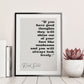 Roald Dahl Quote Print Framed If you have good thoughts they will shine out of your face like sunbeams and you will always look lovely