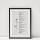 Amazing by George Michael Poster - Framed Print Amazing Gift - Amazing song lyrics print