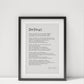 DEFEAT poster by Kahlil Gibran, Framed print of Defeat poem by poet Kahlil Gibran - Motivational Poem - Winning Mentality - Victory Piece
