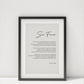 Sea Fever framed poem by John Masefield, Framed Poem, Gift for teenager, young adult Poem about adventure and freedom, inspiring poster