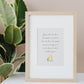 If You Live To Be Hundred by AA Milne Print - Winnie the Pooh Quote Friendship gift, Couple Gift, Anniversary gift, wedding gift