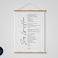 Custom Song Lyrics Print Framed - Custom Made Song Lyrics - Lyric Poster - Custom Framed Song Print, Personalised song poster