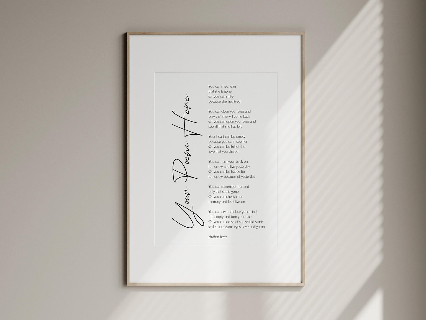 framed print custom text poster quote poet, song lyrics, wedding song, wedding vows, affirmation, love letter, poem, whitney hanson poetry print