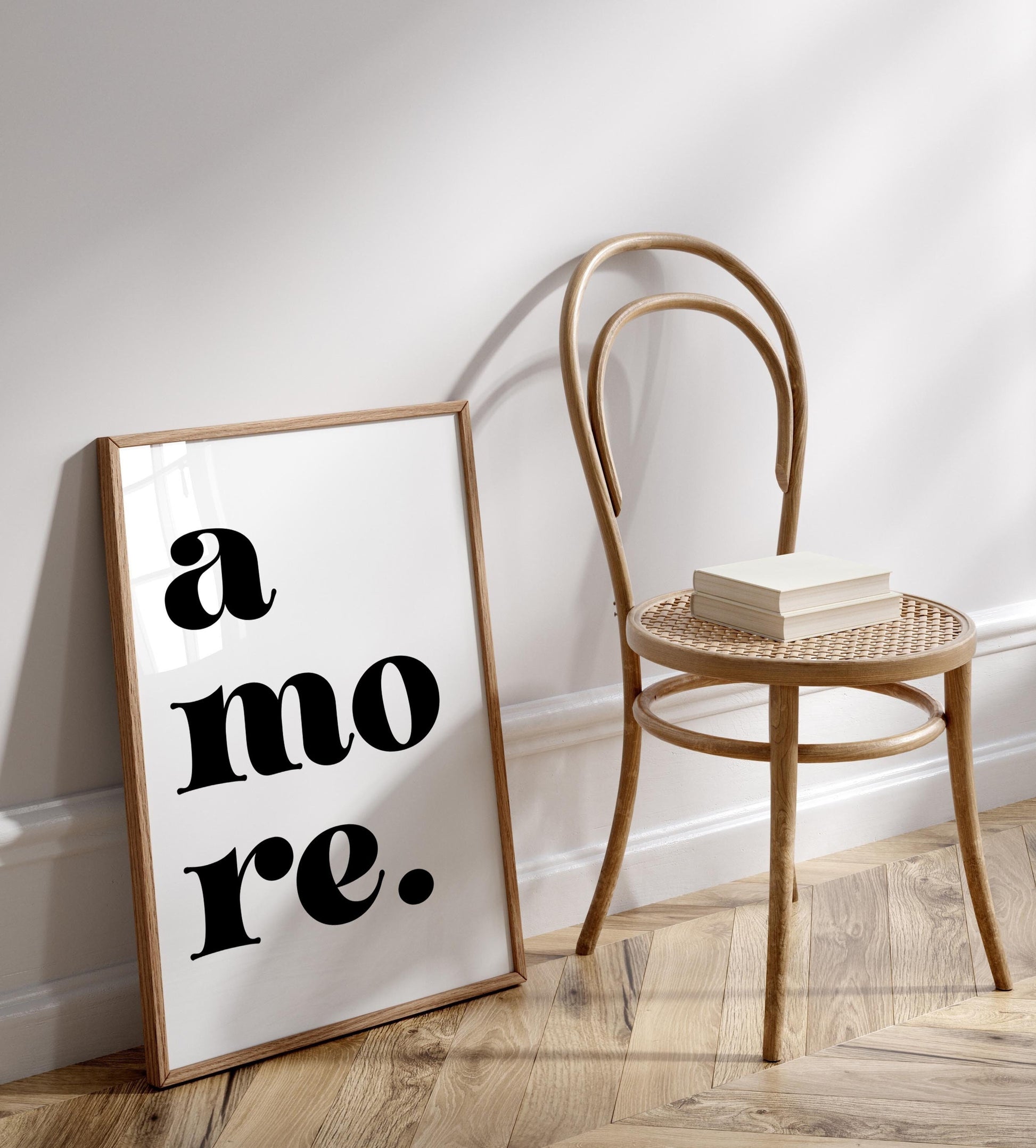 amore quote italian love print