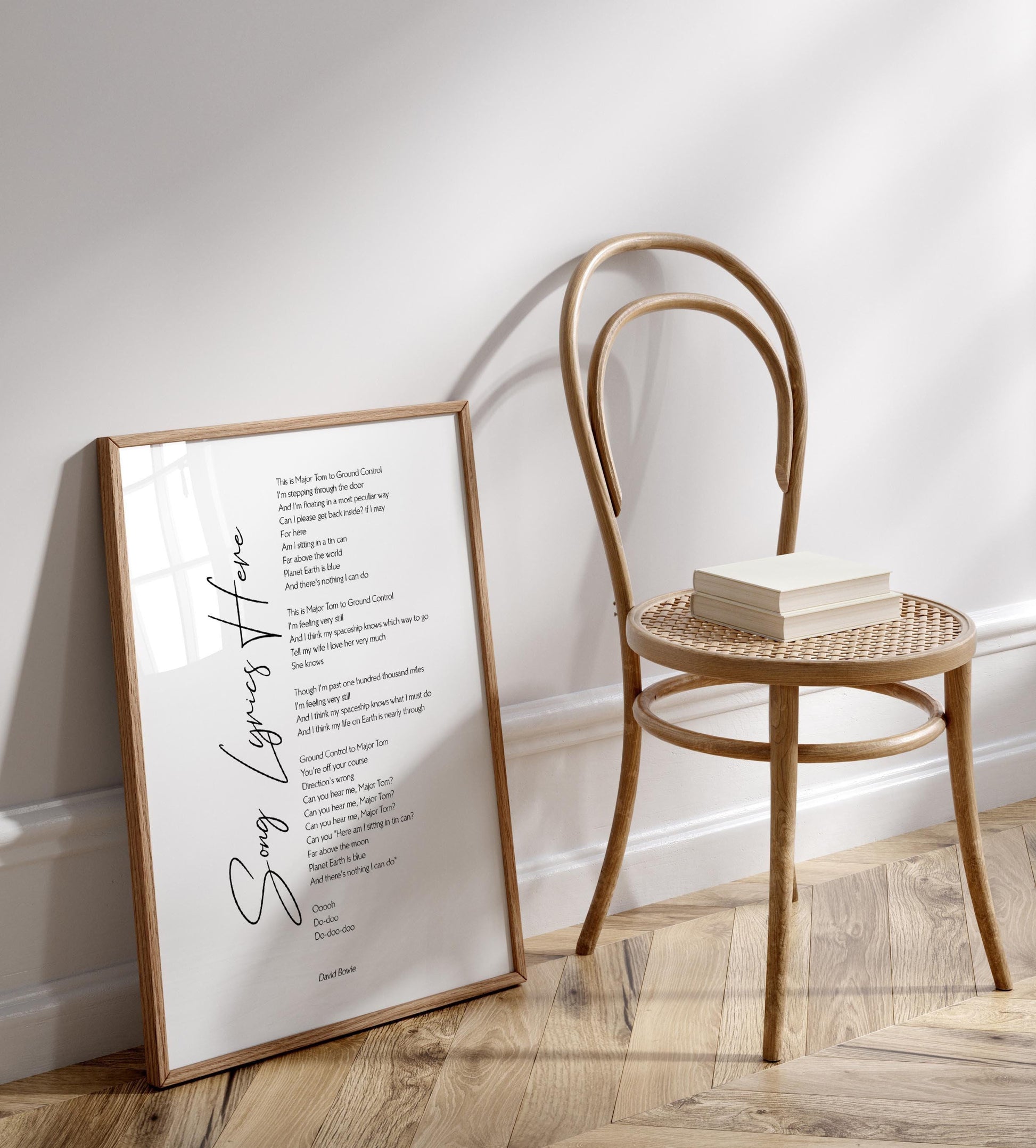 Custom Song Lyrics Print Framed - Custom Made Song Lyrics - Lyric Poster - Custom Framed Song Print, Personalised song poster