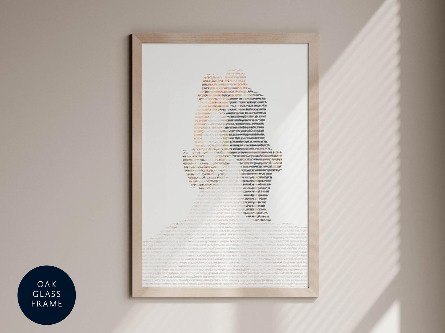 Personalized Wedding Portrait Print | Custom Song Lyrics Art | Anniversary Gift | Couples Portrait With Lyrics Print