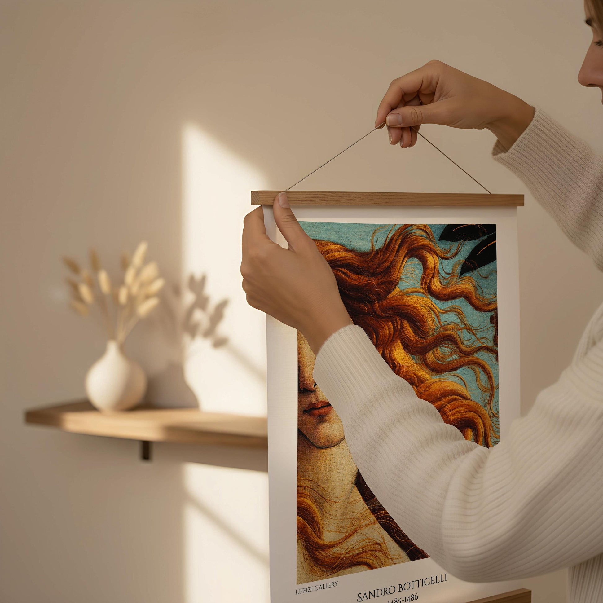 Birth of Venus Art Print | Botticelli Renaissance Wall Art | Classical Goddess Painting Poster | Museum Decor