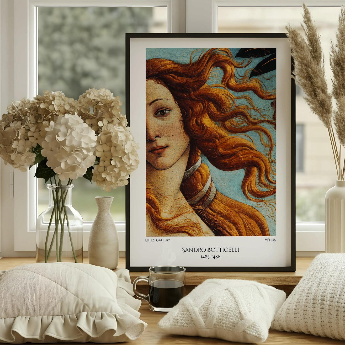 Birth of Venus Art Print | Botticelli Renaissance Wall Art | Classical Goddess Painting Poster | Museum Decor