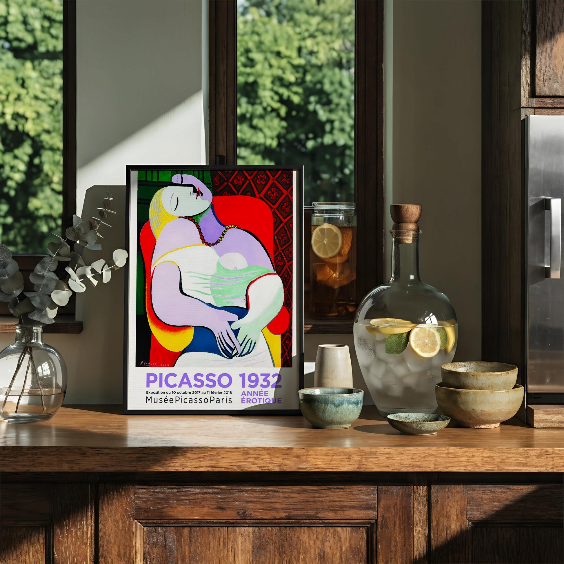 Picasso Poster, Modern Art Poster | Musée Picasso Paris Print | Cubist Wall Art | Anniversary Gift