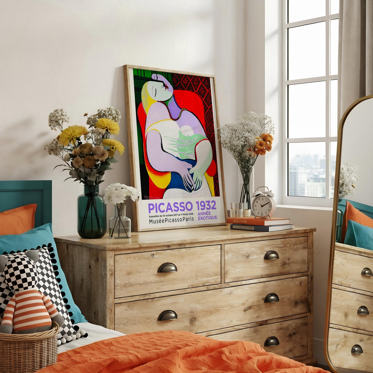 Picasso Poster, Modern Art Poster | Musée Picasso Paris Print | Cubist Wall Art | Anniversary Gift