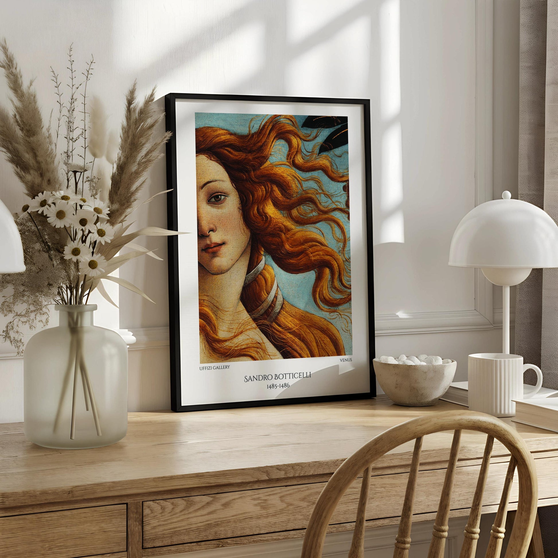 Birth of Venus Art Print | Botticelli Renaissance Wall Art | Classical Goddess Painting Poster | Museum Decor