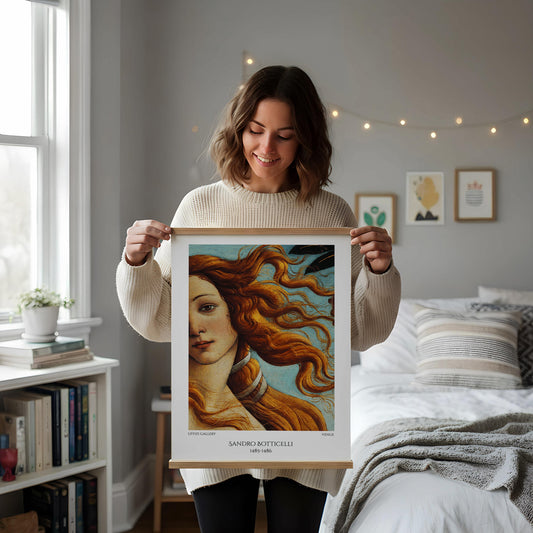 Birth of Venus Art Print | Botticelli Renaissance Wall Art | Classical Goddess Painting Poster | Museum Decor