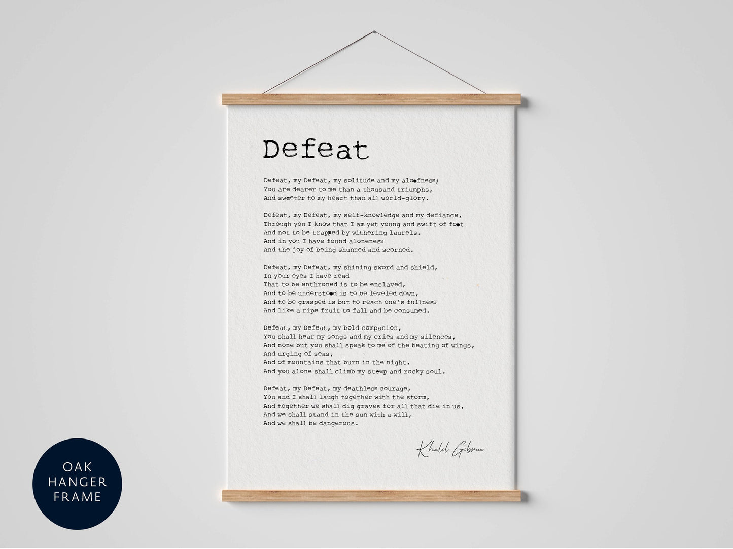Defeat