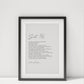 Soneto 116 Spanish Version Shakespeare Framed Print by William Shakespeare  - Let me not to the marriage of true minds print - wedding gift