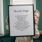 The Our Father Prayer - The Lord's Prayer Framed - Religious gift - Prayer poster - Christian Wall Art